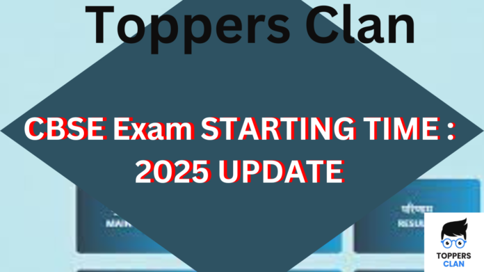 CBSE Class 10 Board Exams Starting Time 2025 - Official Date Sheet Released