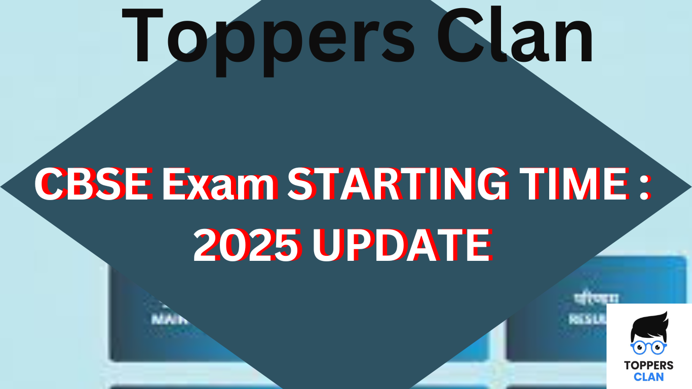 CBSE Class 10 Board Exams Starting Time 2025 Official Date Sheet